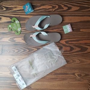 Chaco Women's (10) Playa Pro Web Reverb Aqua Flip Flops